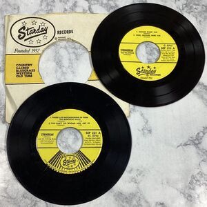 Stringbean 45 RPM Vinyl Records TN Farmer Here Rattler Heaven Home